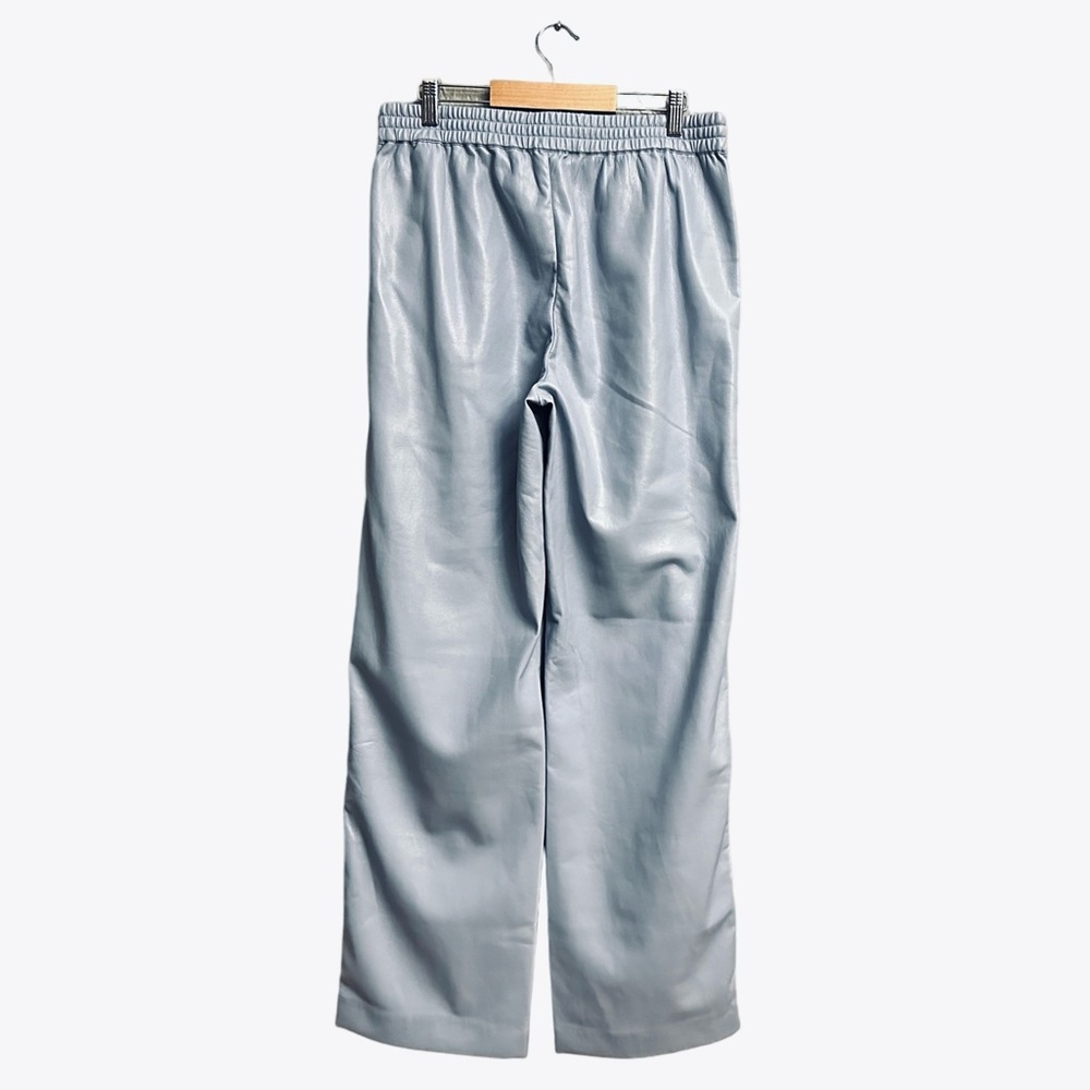 Aritzia Babaton Knightly Vegan Leather Pants in Light Blue - Picture 4 of 7